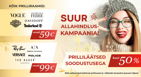 Suur allahindluskampaania!